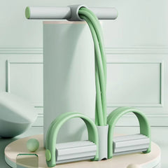 4 Tube Fitness Gum Resistance Bands Latex Pedal Exerciser Sit- Pull Rope Expander