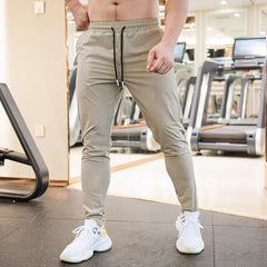 Ice Silk Sweatpants Men's Summer Ultra-thin Cooling Dry Fit