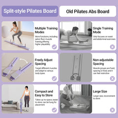2-in-1 Abs & Ski Board - Portable Core/Leg Trainer