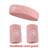 GOBYGO Exercise Headband Wristband Set Gym Sweatband Wristband