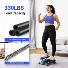Mini Stepper for Exercise Twist Stair Stepper 330LBS