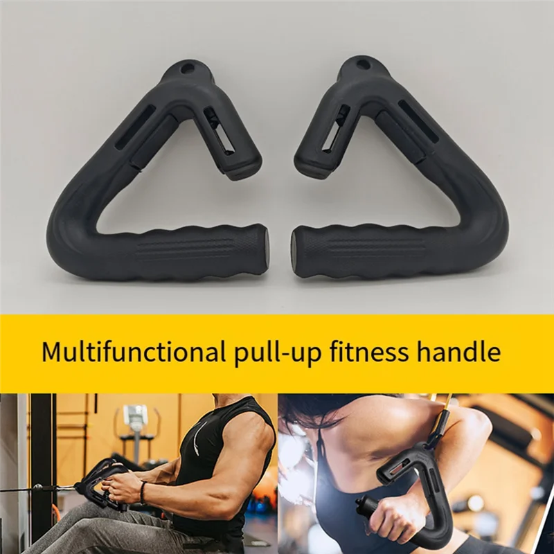 Y67A-Gym Vertical Grip Handle Muscular Strength Machine Bodybuilding Handle Pulls Up Resistance Band