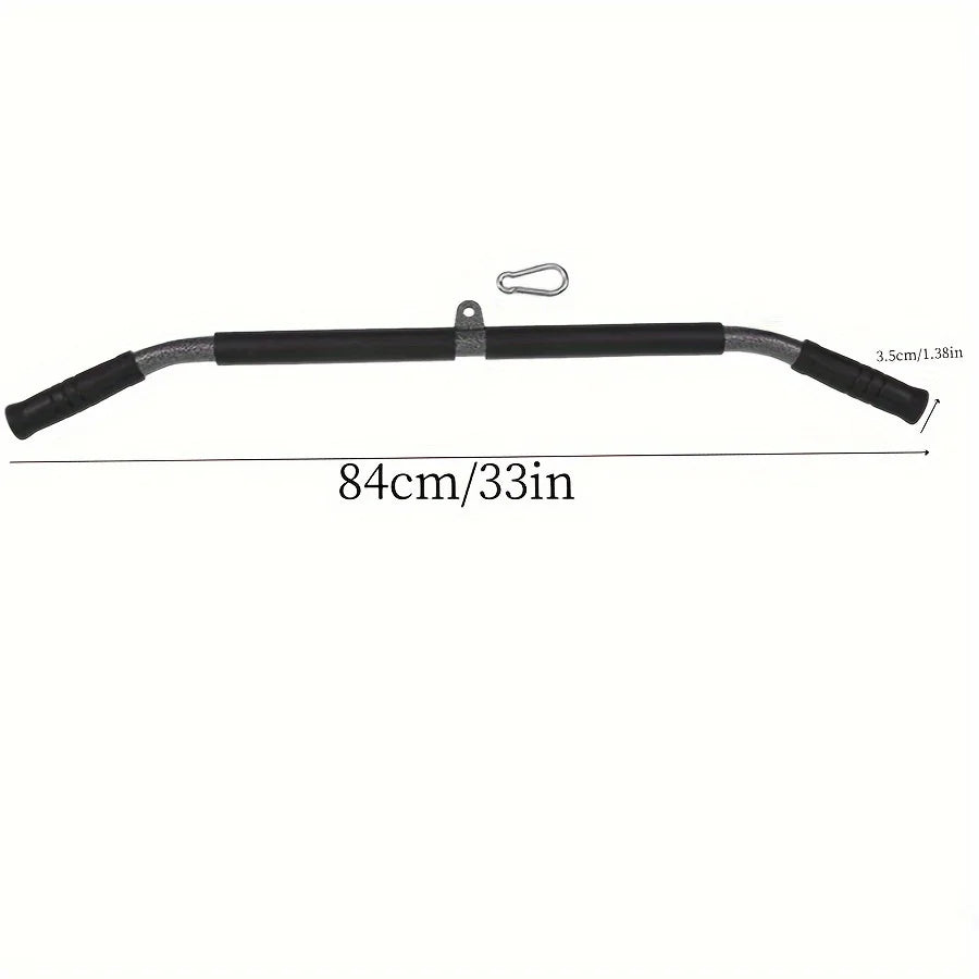 Fitness equipment with lower handle, straight pull rod, long pull rod, high pull rod