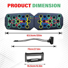 Push-up Board Set Portable Multifunctional Push-up Bar Foldable Fitness Equipment