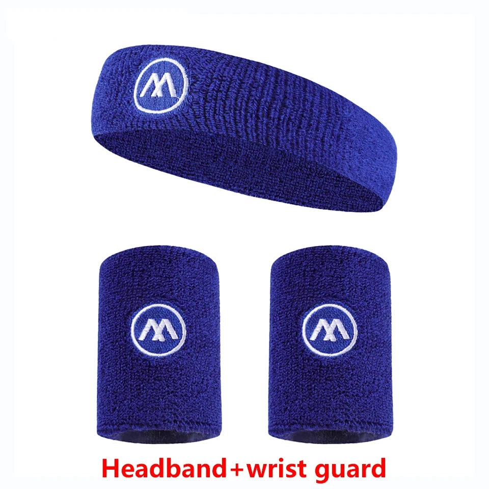 GOBYGO Exercise Headband Wristband Set Gym Sweatband Wristband