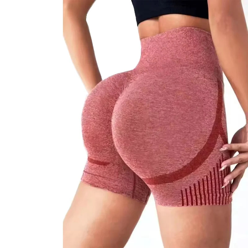 Women Yoga Shorts High Waist Workout Shorts Fitness Yoga Lift Butt Fitness