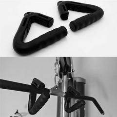 Y67A-Gym Vertical Grip Handle Muscular Strength Machine Bodybuilding Handle Pulls Up Resistance Band