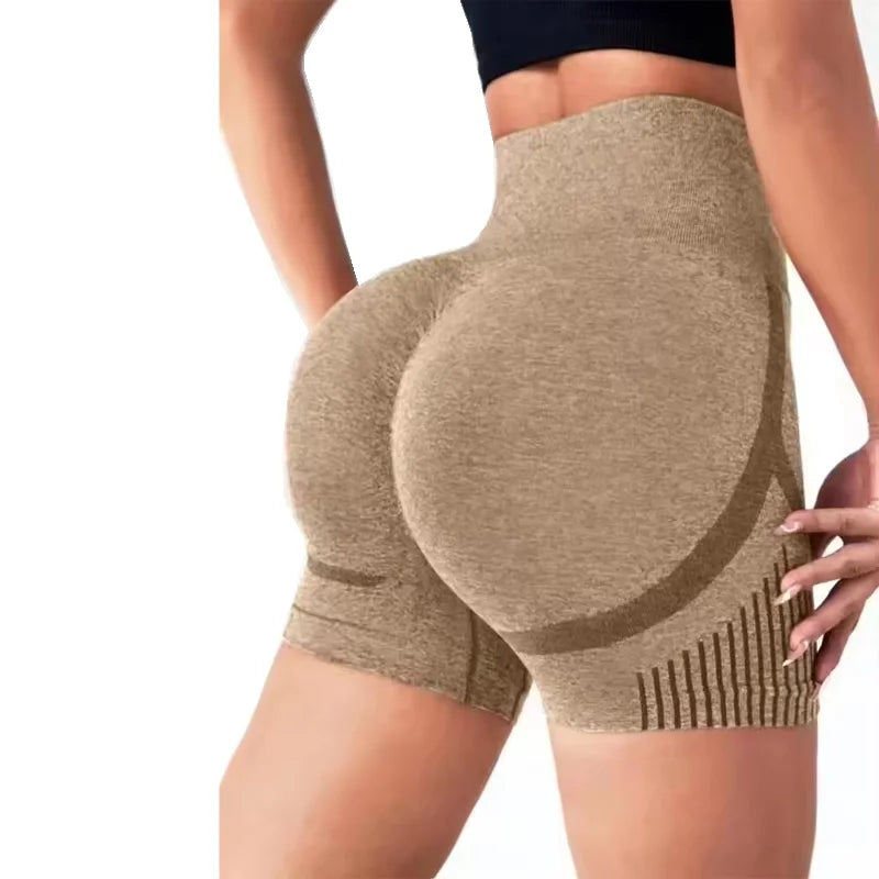 Women Yoga Shorts High Waist Workout Shorts Fitness Yoga Lift Butt Fitness